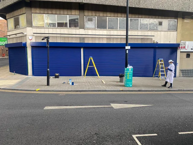 Electric roller shutter - work in progress on one of our jobs